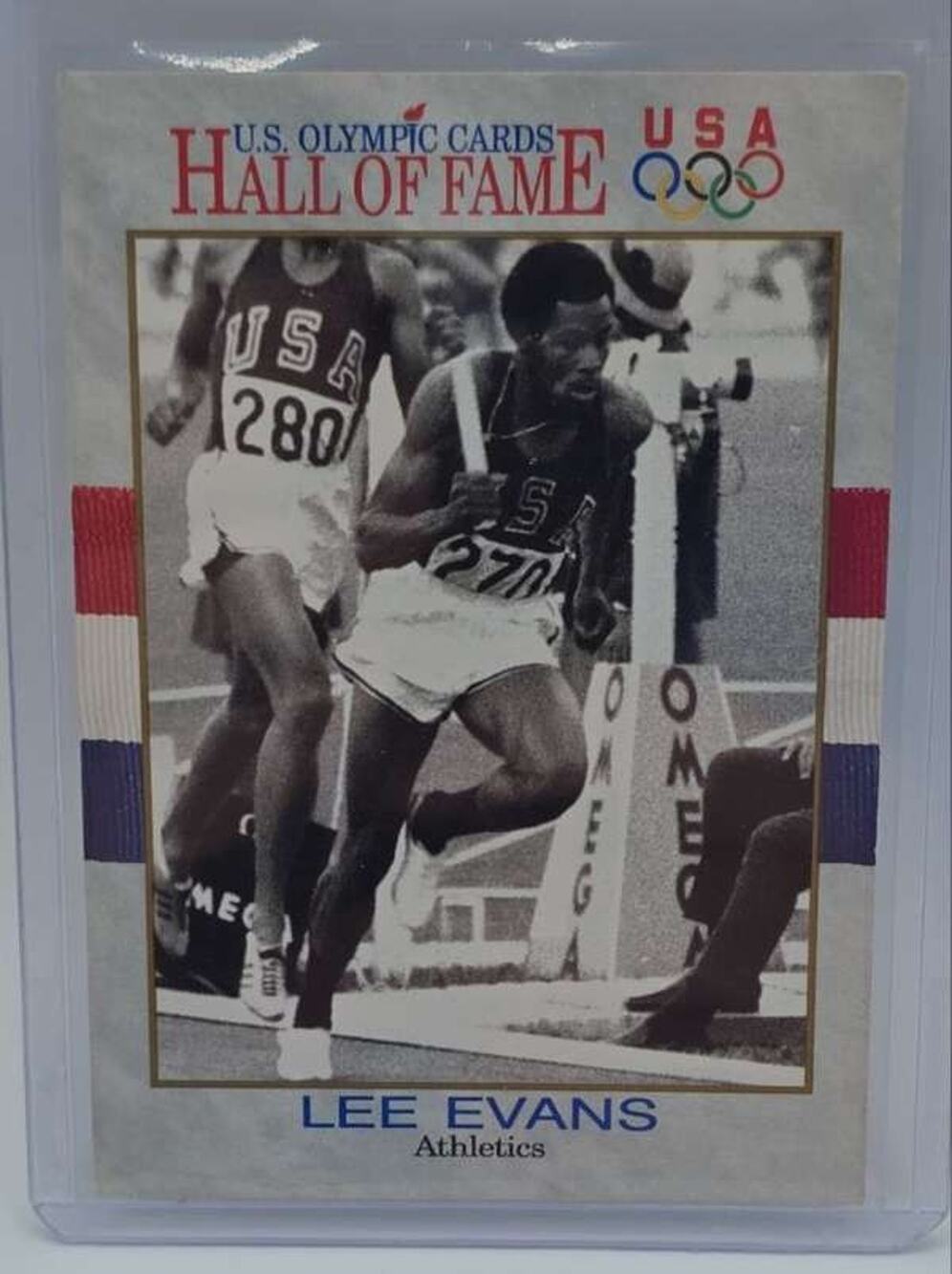 1991 Impel U.S. Olympic Hall of Fame #42 Lee Evans Card
